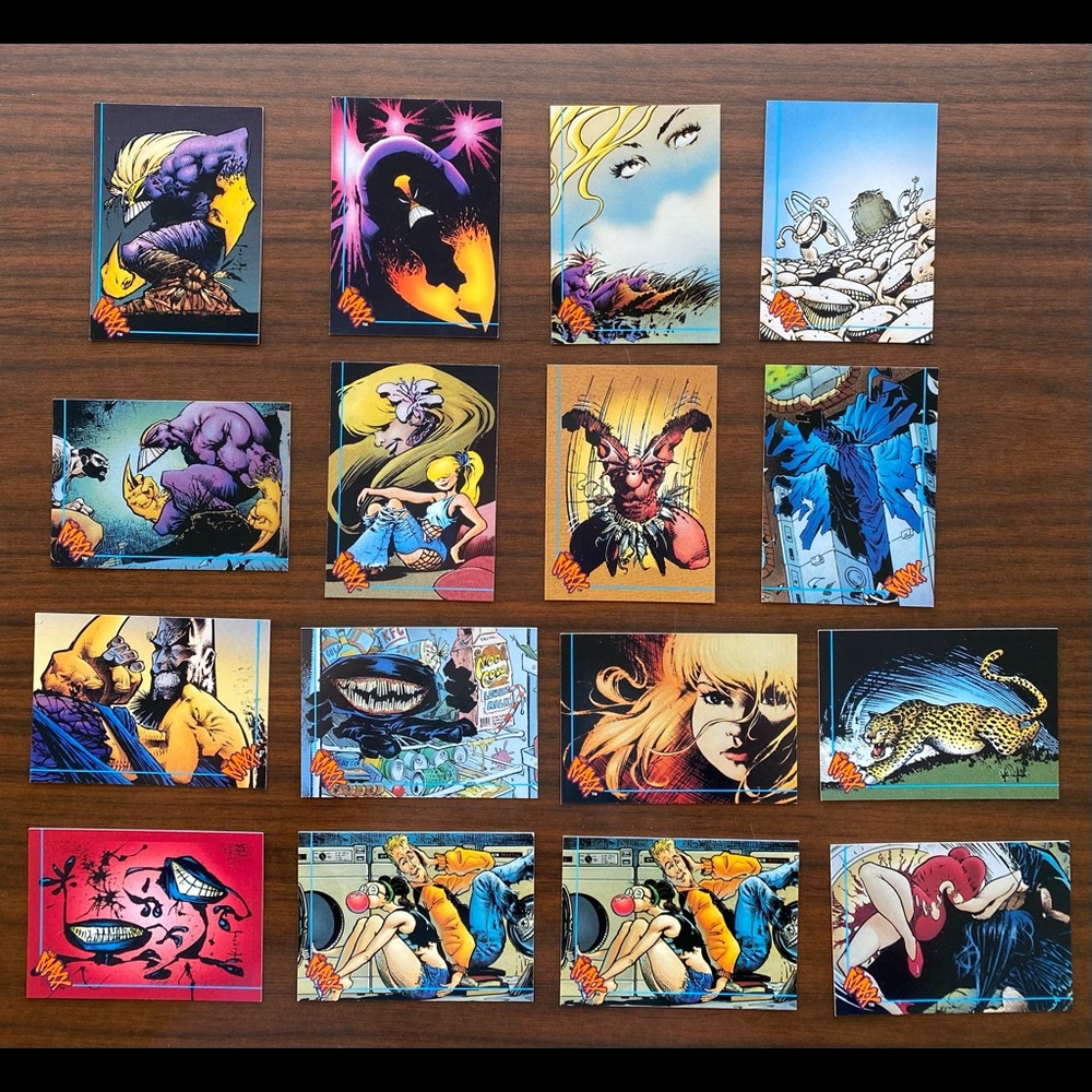 “The Maxx” trading cards by Sam Kieth 1993